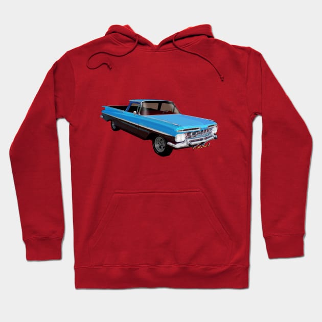 1959 El Camino 1st Generation Hoodie by vivachas